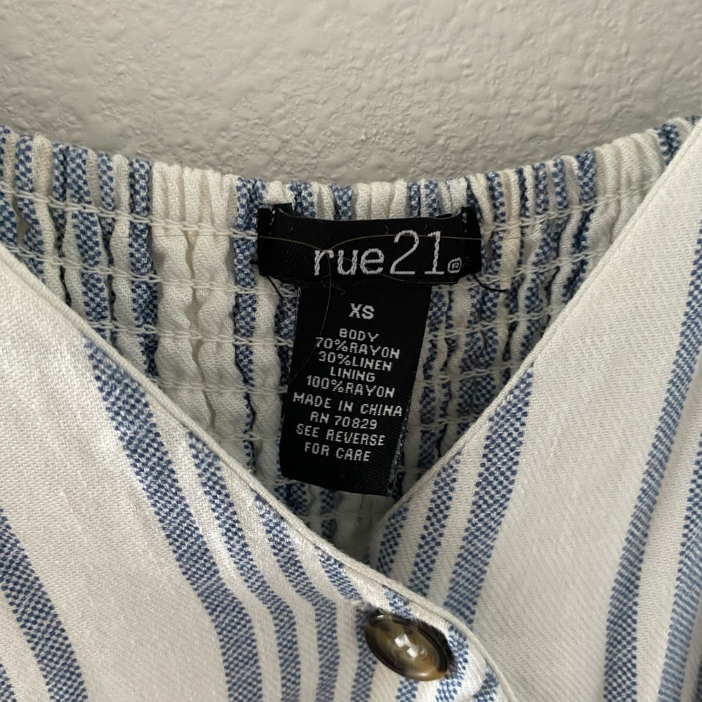 Striped Button-Down Dress - Picture 3 of 6